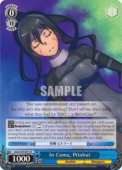 Image for In Coma, Pitohui (Gun Gale Online) (GGO/S59-E073 R) - Weiss Schwarz