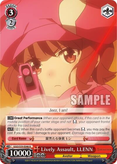 Image for Lively Assault, LLENN (Gun Gale Online) (GGO/S59-E046 R) - Weiss Schwarz