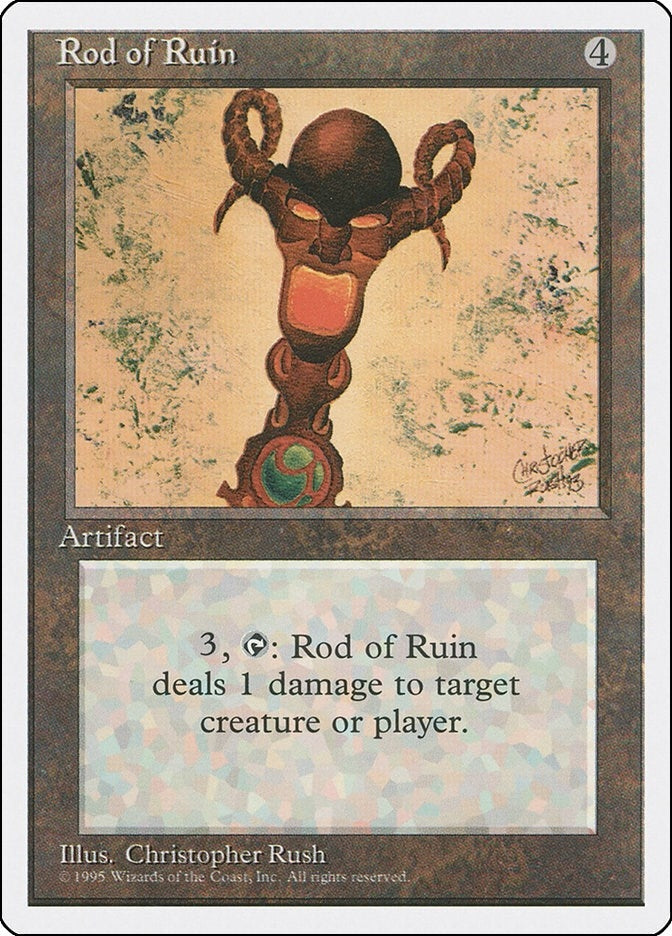 Image for Rod of Ruin (Fourth Edition) - Magic: The Gathering