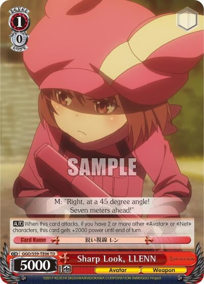 Image for Sharp Look, LLENN (Gun Gale Online) (GGO/S59-TE06 TD) - Weiss Schwarz