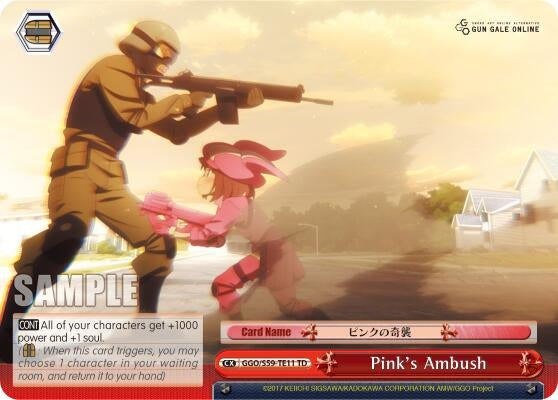 Image for Pink's Ambush (Gun Gale Online) (GGO/S59-TE11 TD) - Weiss Schwarz