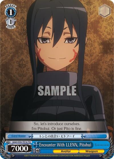 Image for Encounter With LLENN, Pitohui (Gun Gale Online) (GGO/S59-TE16 TD) - Weiss Schwarz