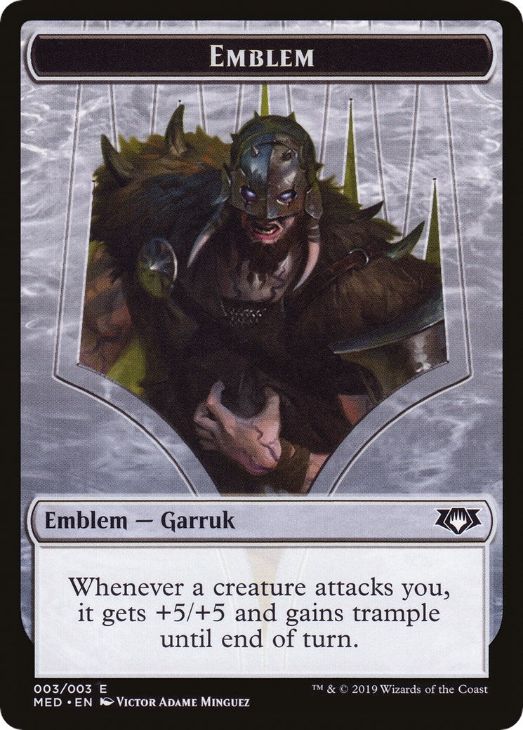 Image for Emblem - Garruk, Apex Predator (Mythic Edition: War of the Spark) (3) - Magic: The Gathering