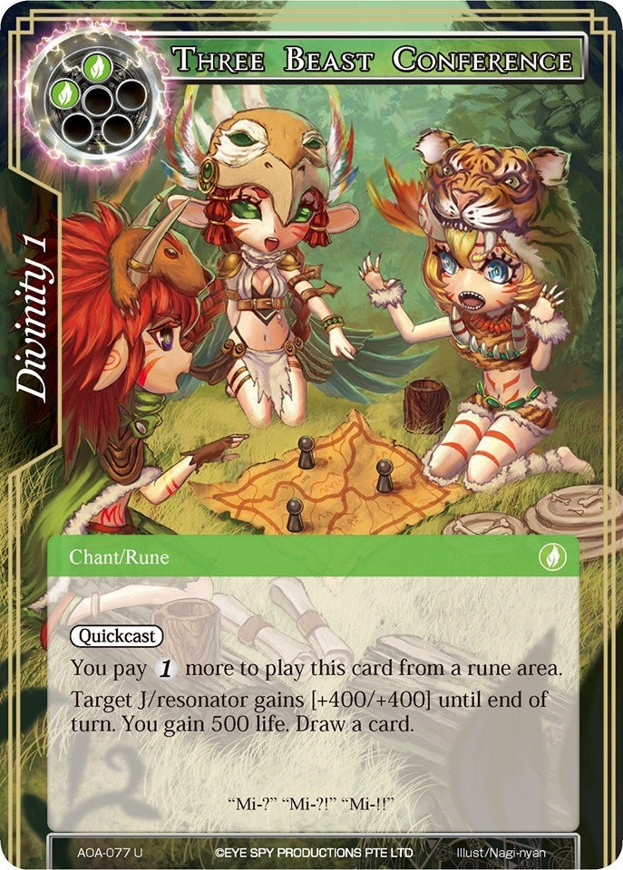 Image for Three Beast Conference (Awakening of the Ancients) (AOA-077) - Force of Will