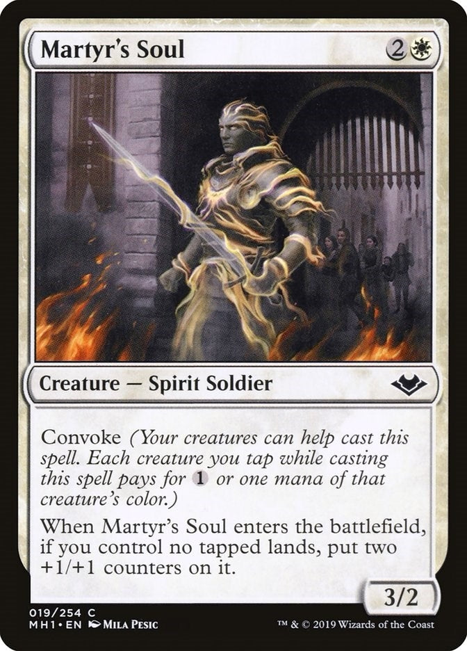 Image for Martyr's Soul (Modern Horizons) (19) - Magic: The Gathering