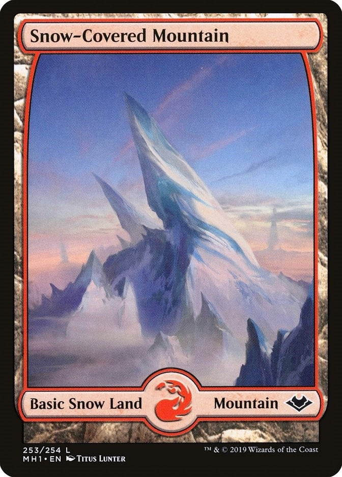 Image for Snow-Covered Mountain (Modern Horizons) (253) - Magic: The Gathering