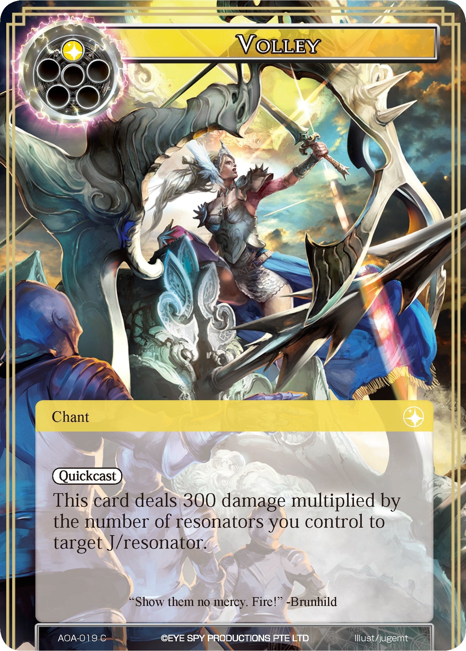 Image for Volley (Awakening of the Ancients) (AOA-019) - Force of Will