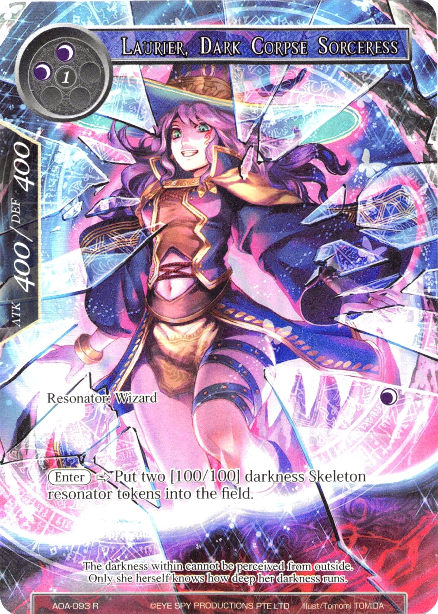 Image for Laurier, Dark Corpse Sorceress (Full Art) (Awakening of the Ancients) (AOA-093) - Force of Will