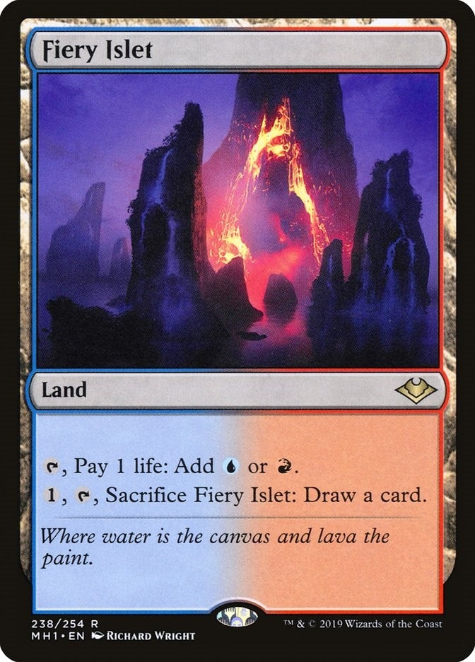 Image for Fiery Islet (Modern Horizons) (238) - Magic: The Gathering