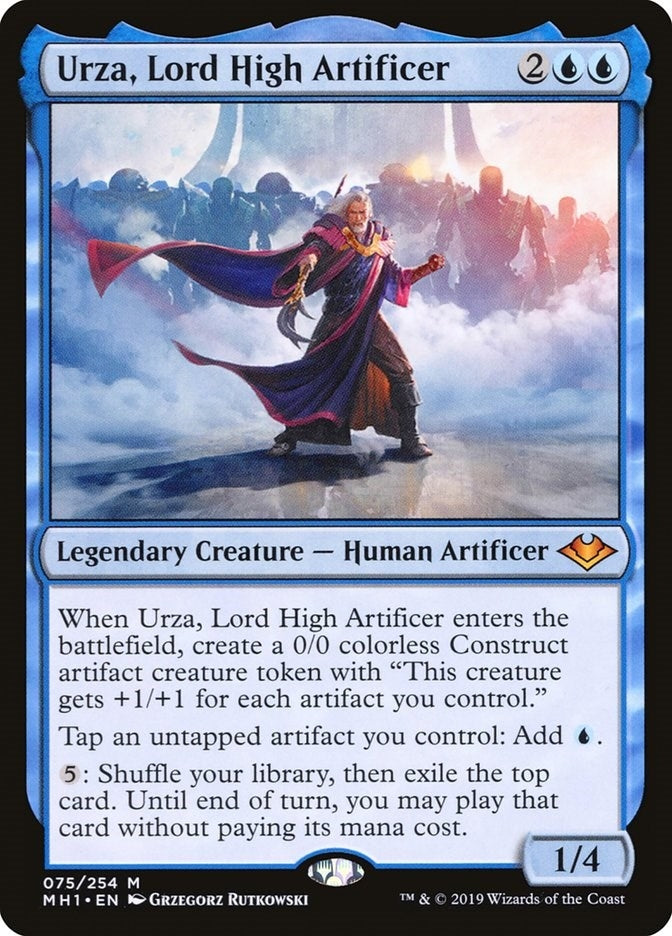 Image for Urza, Lord High Artificer (Modern Horizons) (75) - Magic: The Gathering