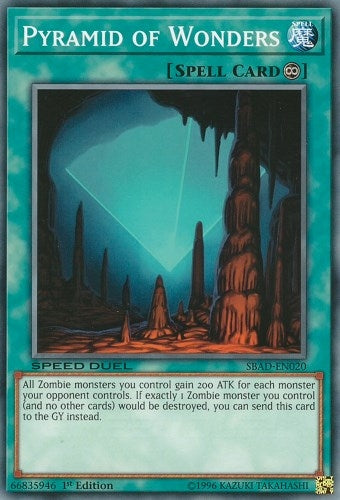 Image for Pyramid of Wonders (Speed Duel: Attack from the Deep) (SBAD-EN020) - YuGiOh