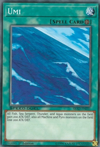 Image for Umi (Speed Duel: Attack from the Deep) (SBAD-EN031) - YuGiOh