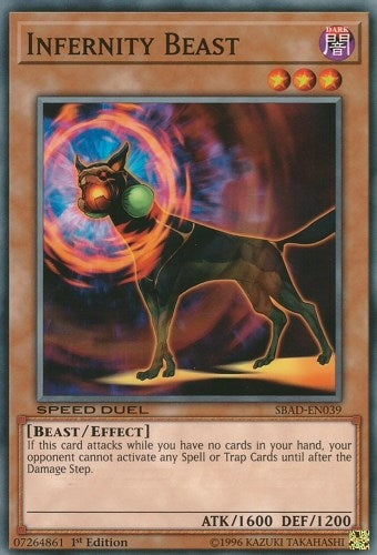 Image for Infernity Beast (Speed Duel: Attack from the Deep) (SBAD-EN039) - YuGiOh