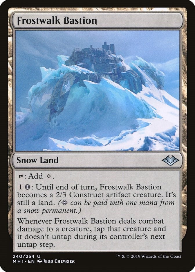 Image for Frostwalk Bastion (Modern Horizons) (240) - Magic: The Gathering
