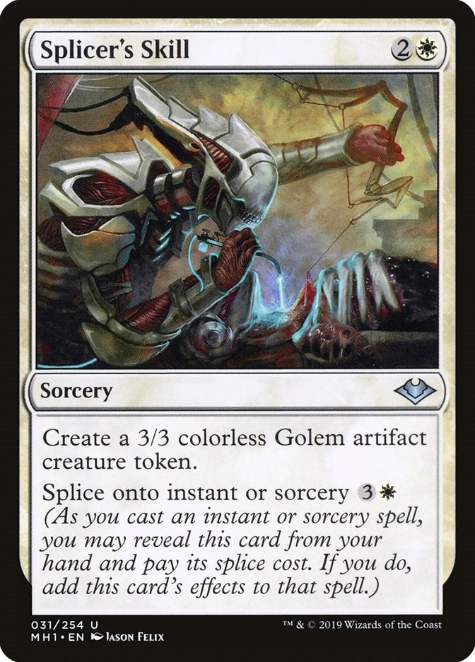 Image for Splicer's Skill (Modern Horizons) (31) - Magic: The Gathering