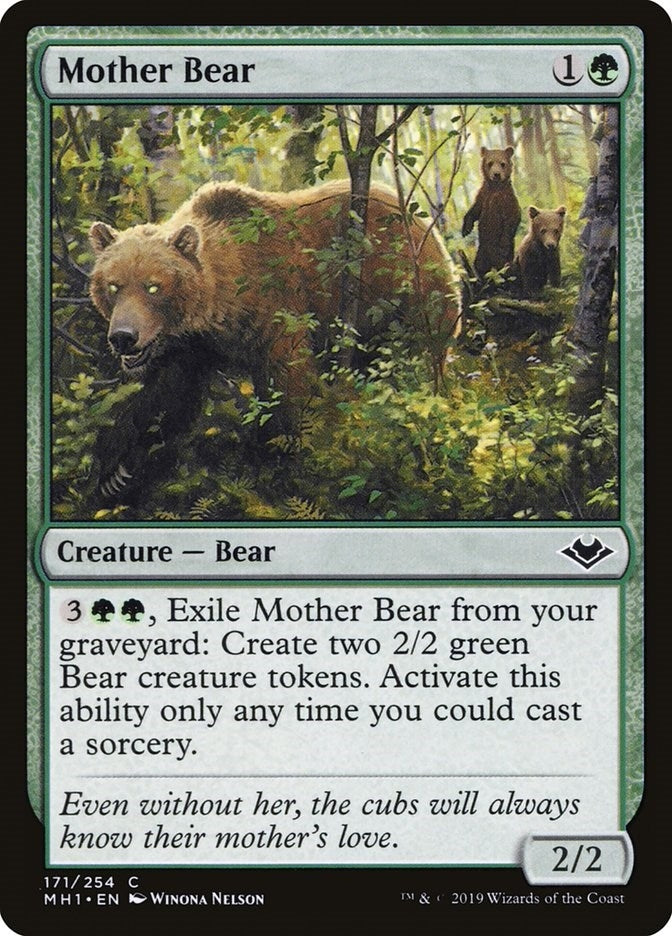 Image for Mother Bear (Modern Horizons) (171) - Magic: The Gathering