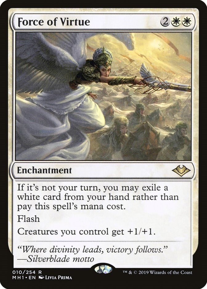Image for Force of Virtue (Modern Horizons) (10) - Magic: The Gathering