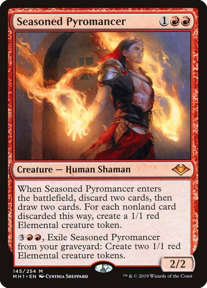 Image for Seasoned Pyromancer (Modern Horizons) (145) - Magic: The Gathering