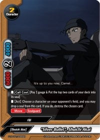 Image for "Silver Bullet" Shuichi Akai (S-TD-C01: Case Closed -Side:White-) (S-TD-C01/0008EN) - Future Card BuddyFight