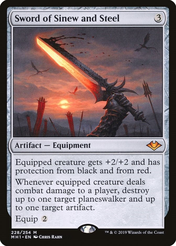 Image for Sword of Sinew and Steel (Modern Horizons) (228) - Magic: The Gathering