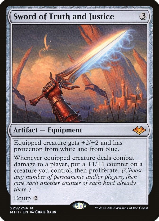 Image for Sword of Truth and Justice (Modern Horizons) (229) - Magic: The Gathering