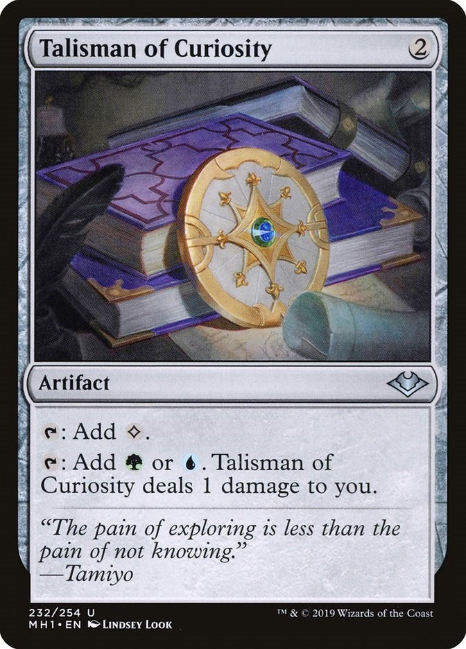 Image for Talisman of Curiosity (Modern Horizons) (232) - Magic: The Gathering