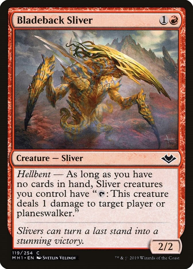 Image for Bladeback Sliver (Modern Horizons) (119) - Magic: The Gathering