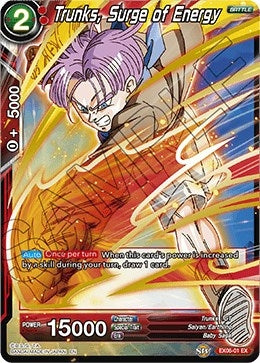 Image for Trunks, Surge of Energy (Special Anniversary Set) (EX06-01) - Dragon Ball Super: Masters
