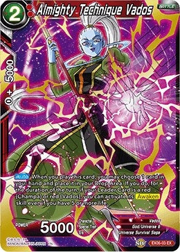 Image for Almighty Technique Vados (Special Anniversary Set) (EX06-03) - Dragon Ball Super: Masters