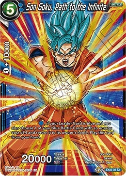Image for Son Goku, Path to the Infinite (Special Anniversary Set) (EX06-08) - Dragon Ball Super: Masters