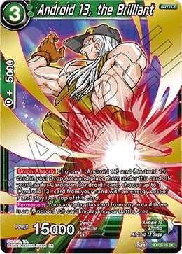 Image for Android 13, the Brilliant (Special Anniversary Set) (EX06-19) - Dragon Ball Super: Masters