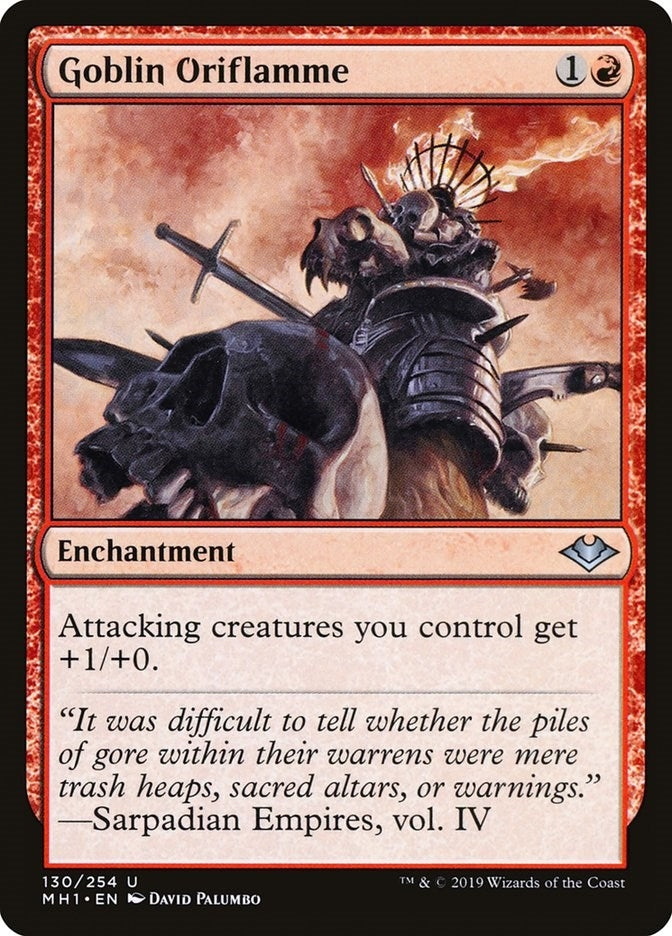 Image for Goblin Oriflamme (Modern Horizons) (130) - Magic: The Gathering