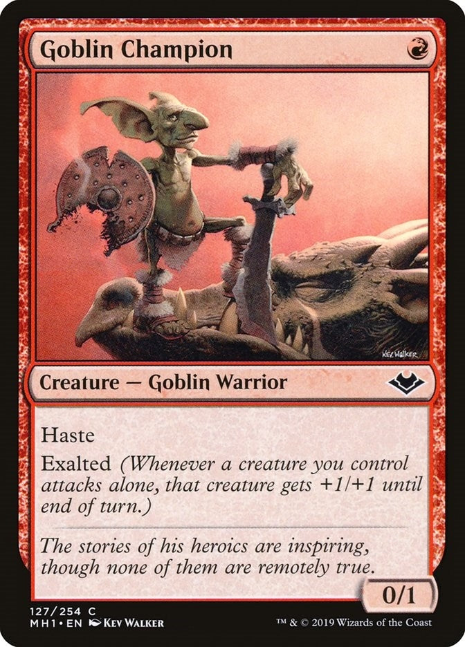 Image for Goblin Champion (Modern Horizons) (127) - Magic: The Gathering