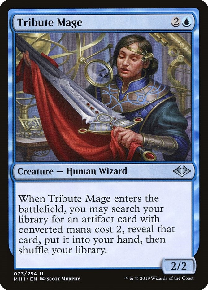 Image for Tribute Mage (Modern Horizons) (73) - Magic: The Gathering