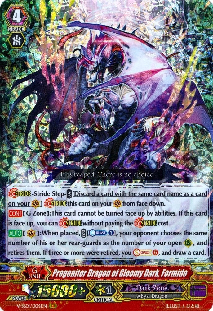 Image for Progenitor Dragon of Gloomy Dark, Formido (V-SS01: Premium Collection 2019) (V-SS01/004EN) - Cardfight Vanguard