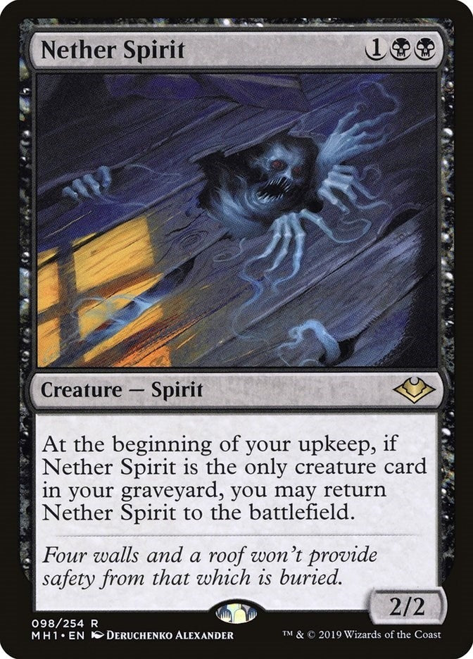 Image for Nether Spirit (Modern Horizons) (98) - Magic: The Gathering