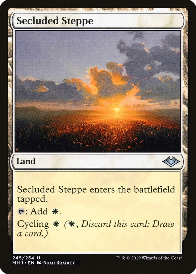 Image for Secluded Steppe (Modern Horizons) (245) - Magic: The Gathering