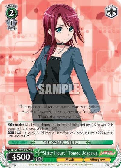 Image for "Sister Figure" Tomoe Udagawa (BanG Dream! Girls Band Party! MULTI LIVE) (BD/EN-W03-044 U) - Weiss Schwarz