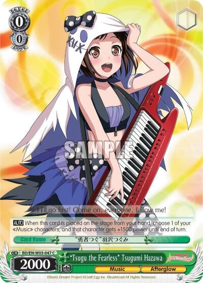 Image for "Tsugu the Fearless" Tsugumi Hazawa (BanG Dream! Girls Band Party! MULTI LIVE) (BD/EN-W03-047 C) - Weiss Schwarz