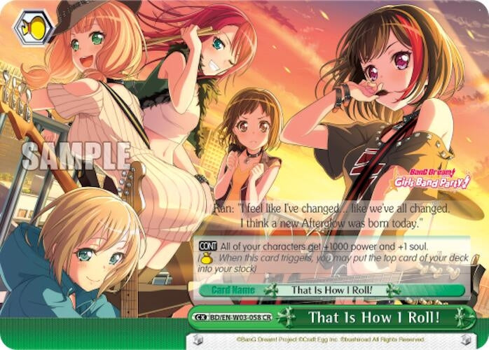Image for That Is How I Roll! (BanG Dream! Girls Band Party! MULTI LIVE) (BD/EN-W03-058 CR) - Weiss Schwarz