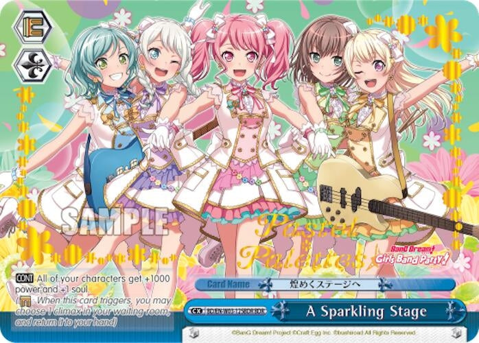 Image for A Sparkling Stage (BDR) (BanG Dream! Girls Band Party! MULTI LIVE) (BD/EN-W03-125BDR BDR) - Weiss Schwarz