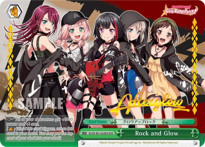 Image for Rock and Glow (BDR) (BanG Dream! Girls Band Party! MULTI LIVE) (BD/EN-W03-062BDR BDR) - Weiss Schwarz