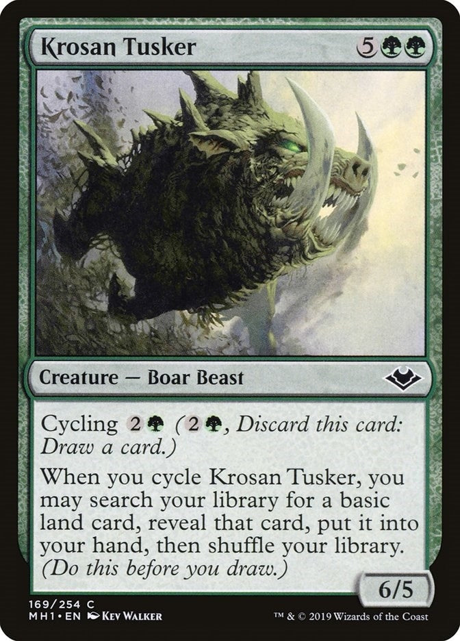 Image for Krosan Tusker (Modern Horizons) (169) - Magic: The Gathering