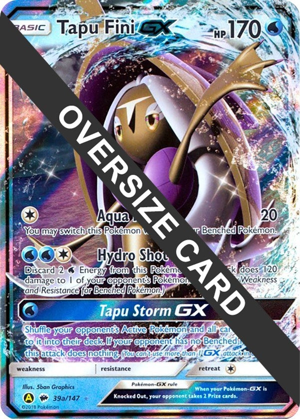 Image for Tapu Fini GX - 39a/147 (Jumbo Cards) (039a/147) - Pokemon