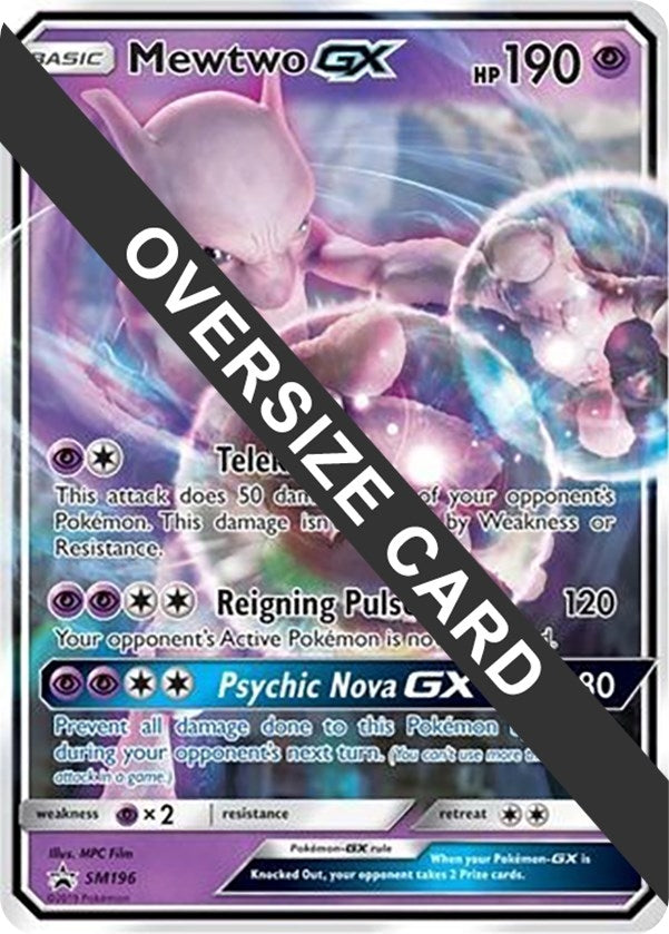 Image for Mewtwo GX - SM196 (Jumbo Cards) (SM196) - Pokemon