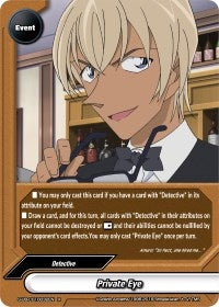 Image for Private Eye (S-UB-C01: Case Closed) (S-UB-C01/0032EN) - Future Card BuddyFight