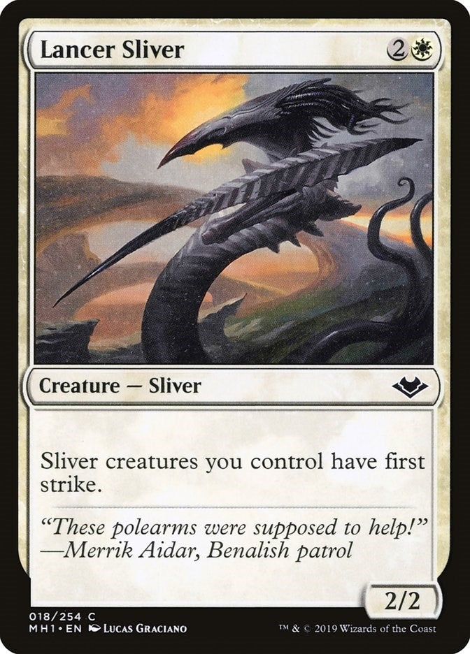 Image for Lancer Sliver (Modern Horizons) (18) - Magic: The Gathering