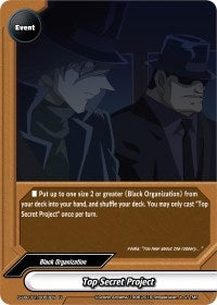 Image for Top Secret Project (S-UB-C01: Case Closed) (S-UB-C01/0053EN) - Future Card BuddyFight