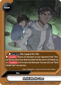 Image for Serial Murder Case (S-UB-C01: Case Closed) (S-UB-C01/0056EN) - Future Card BuddyFight