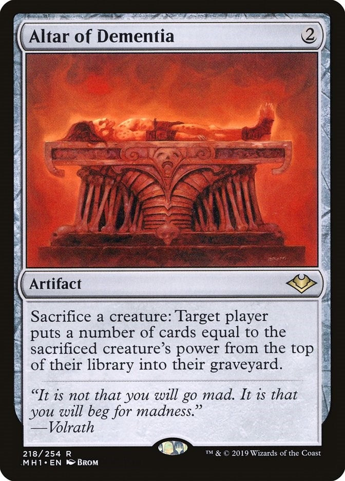 Image for Altar of Dementia (Modern Horizons) (218) - Magic: The Gathering